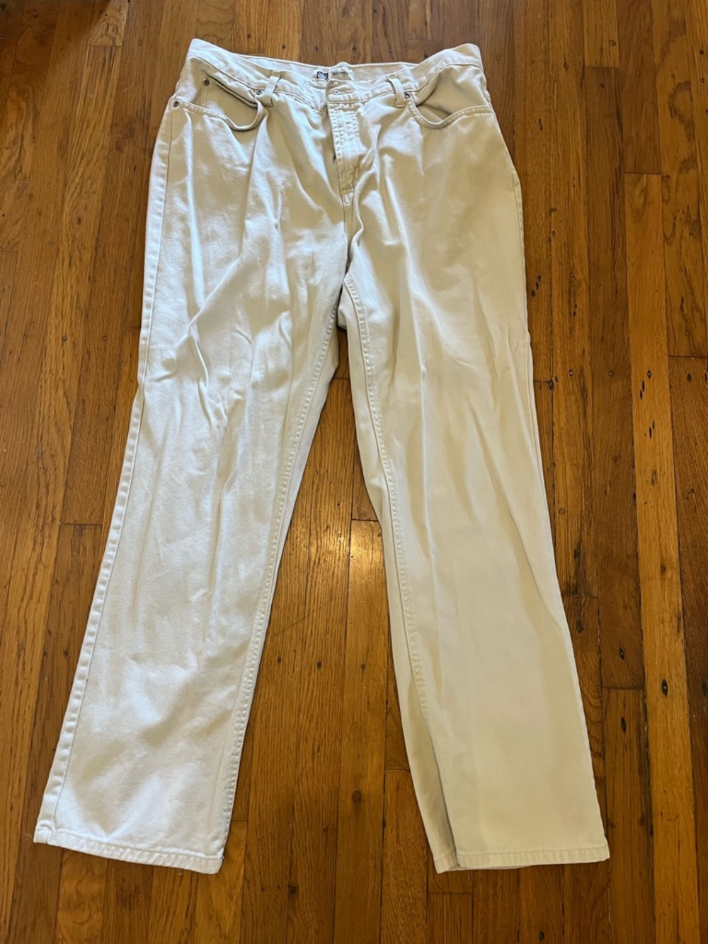 Faded Glory Bootcut Jeans in Light Beige